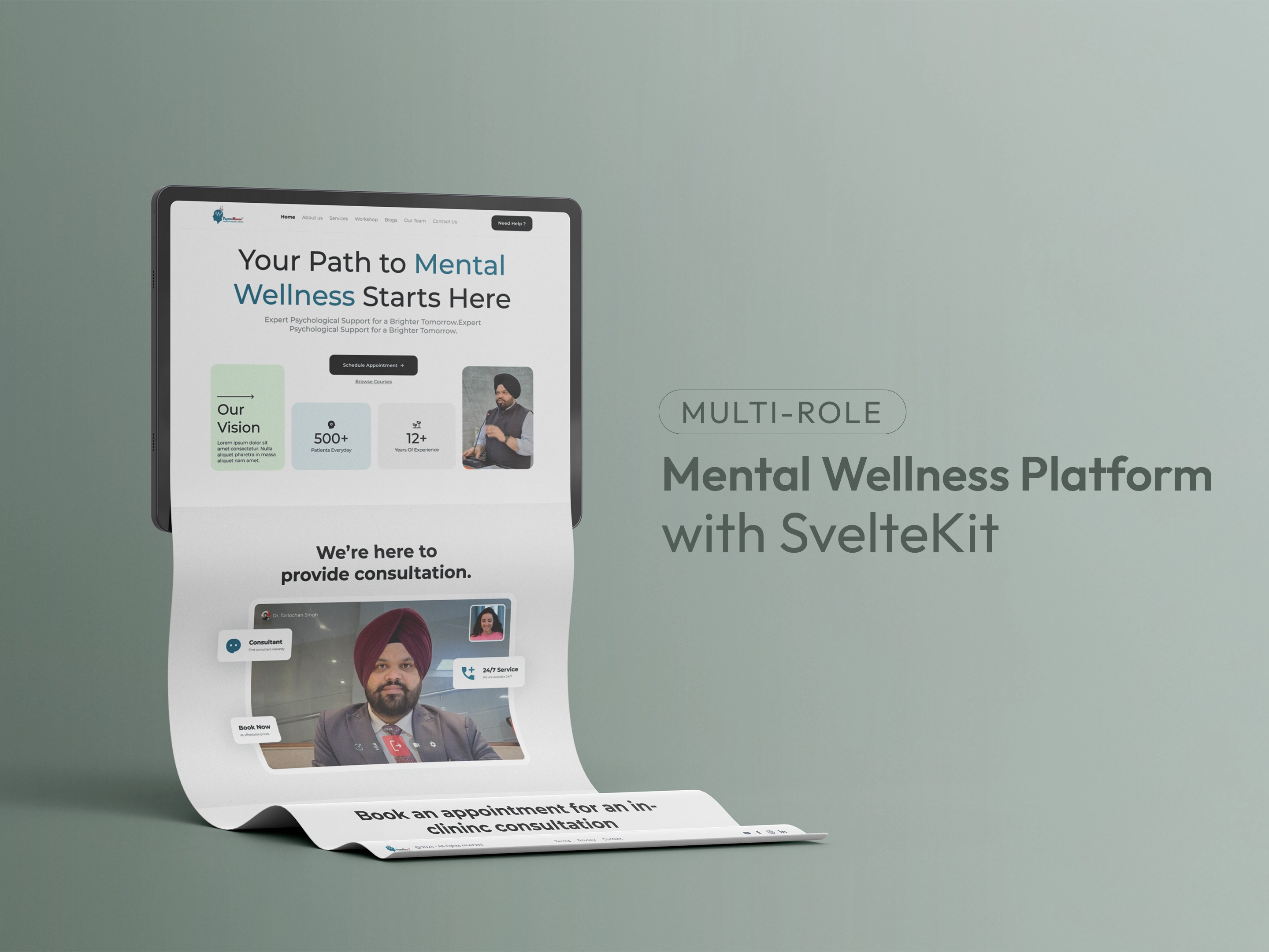 Psychowaves – Simplifying Appointments & Learning for Mental Health Platform